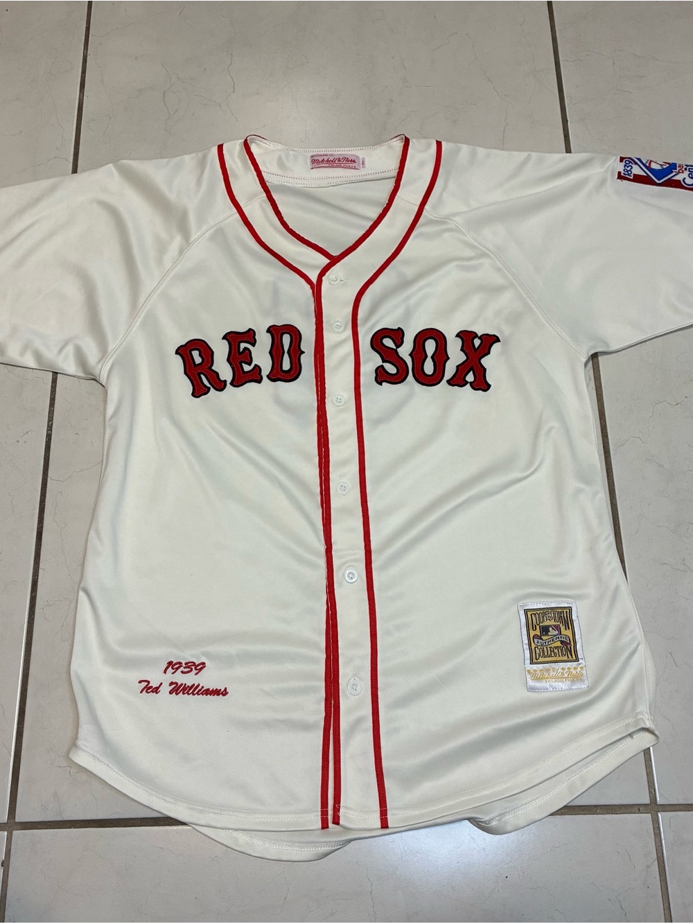 Mitchell & Ness Vintage Red Sox Ted Williams Throwback Jersey L